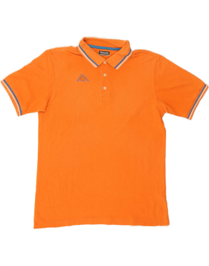 KAPPA Mens Polo Shirt Large Orange Cotton Vintage Kappa and Second-Hand Kappa from Messina Hembry 