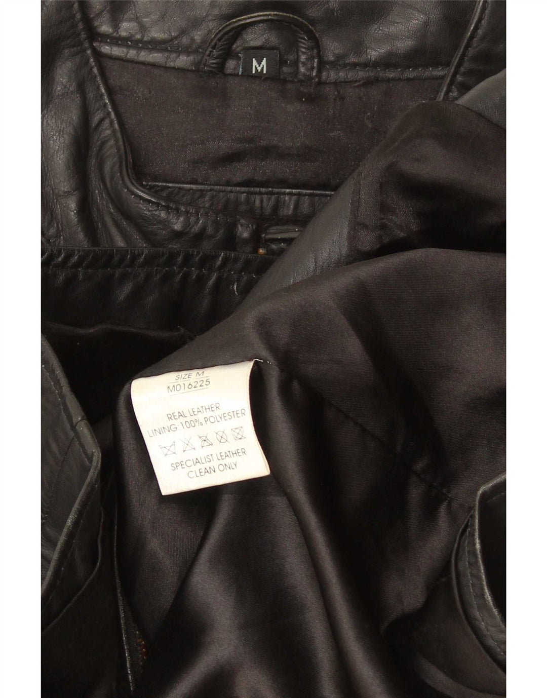 Męska kurtka skórzana Lee Cooper UK 38 w średnie czarne paski