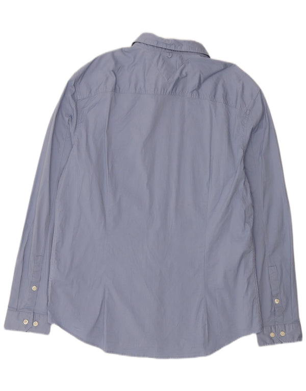 Koszula męska Slim Fit Tommy Hilfiger 2XL, niebieska, bawełniana