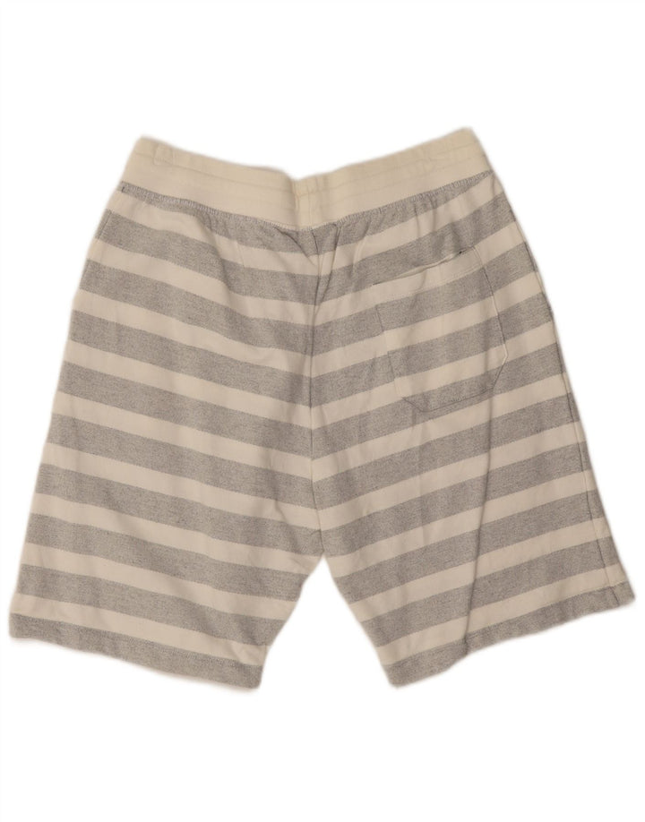 Męskie spodenki sportowe Zara XL, szare, bawełniane w paski