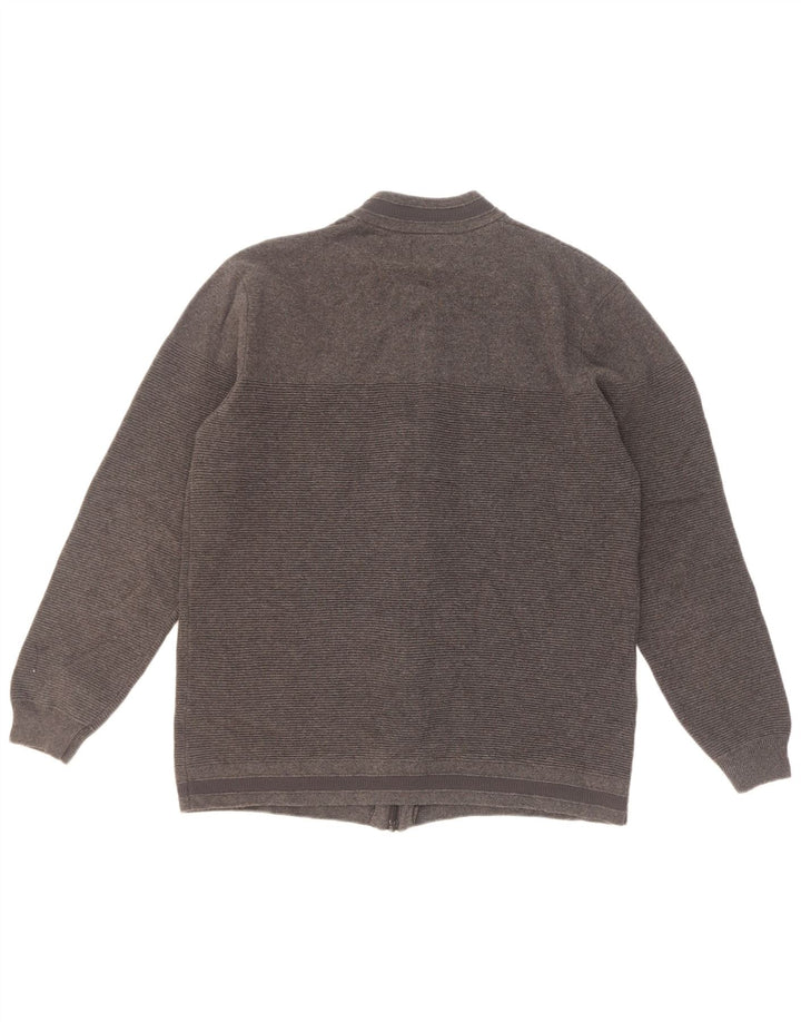 Męski sweter rozpinany Zara XL, szary