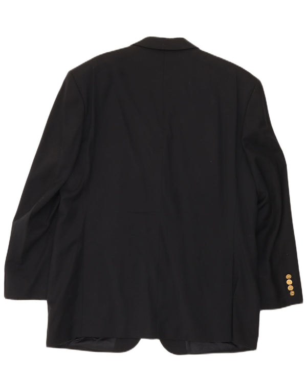 Męska marynarka zapinana na 3 guziki Yves Saint Laurent UK 42 XL Granatowa, nowa wełna