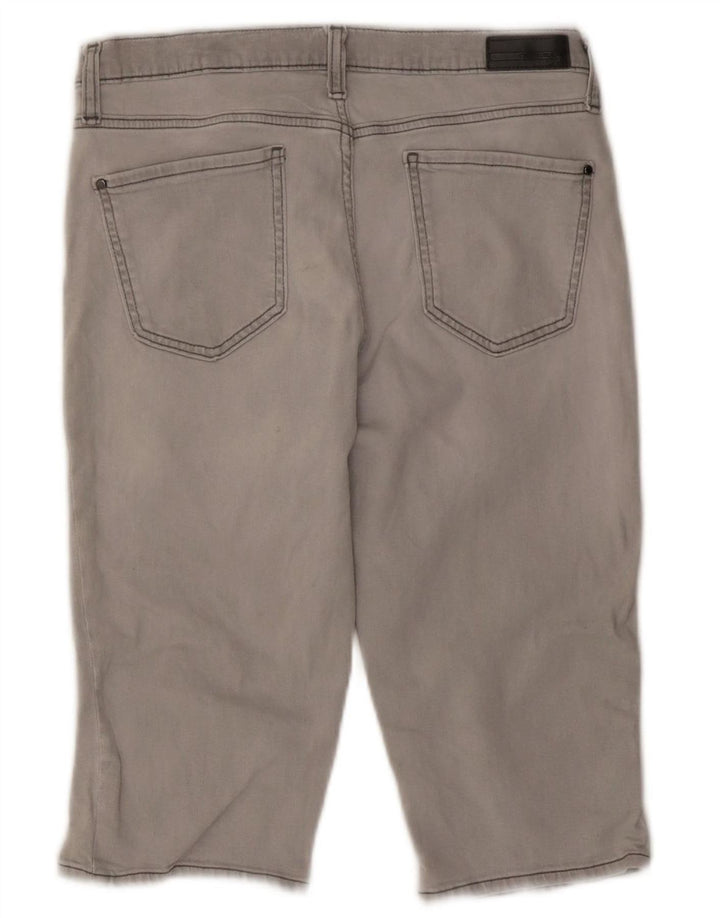 Damskie spodenki jeansowe DKNY US 10 Large W27 Szara bawełna