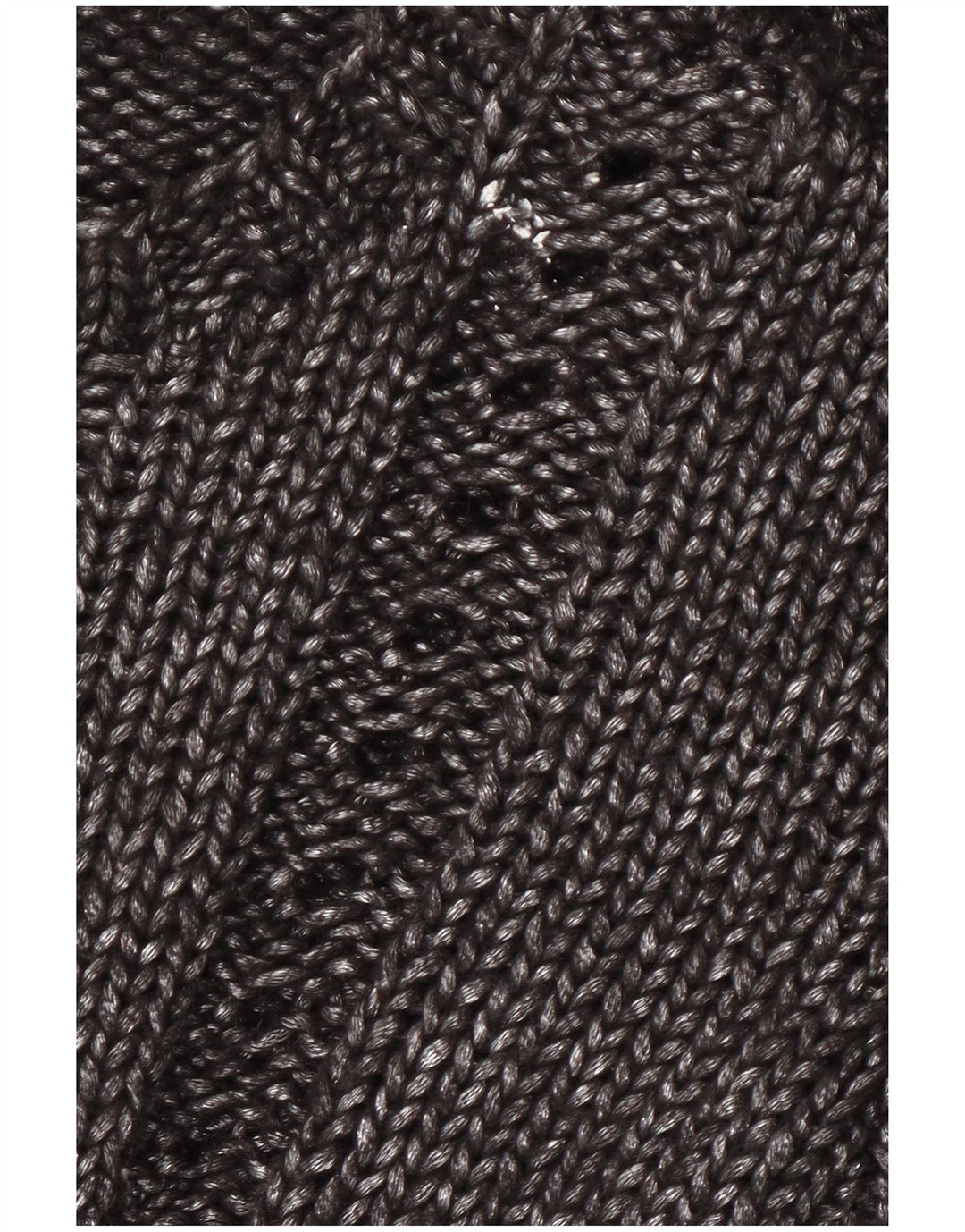 Sweter damski w stylu vintage z okrągłym dekoltem UK 16, duży, szary