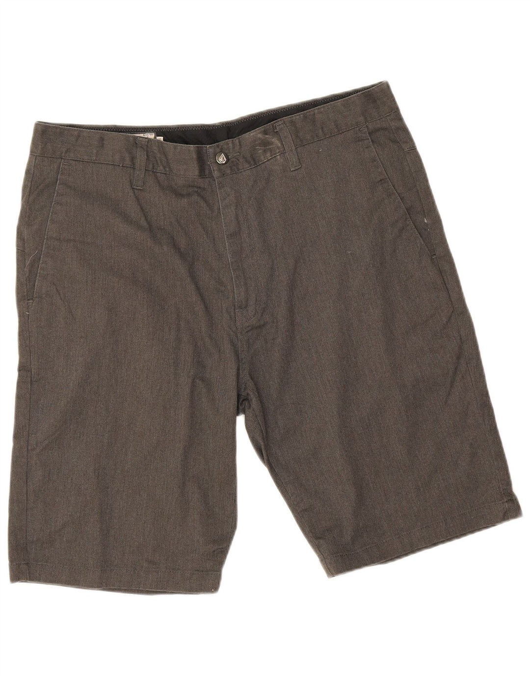 Męskie spodenki Chino Volcom W36, duże, szare, bawełniane