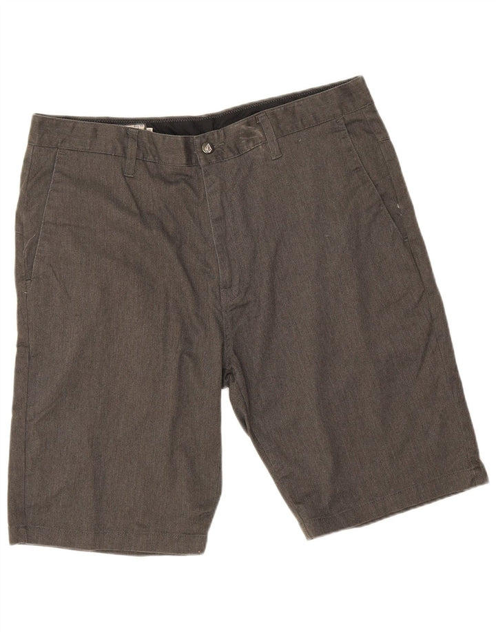 Męskie spodenki Chino Volcom W36, duże, szare, bawełniane