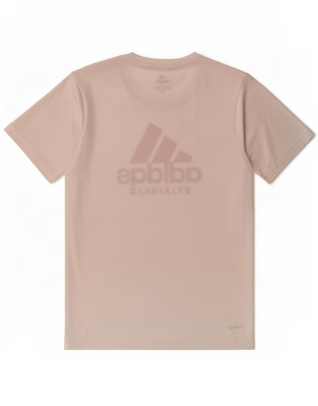 Adidas Męska koszulka z grafiką Climalite Top, mała, biała, poliestrowa