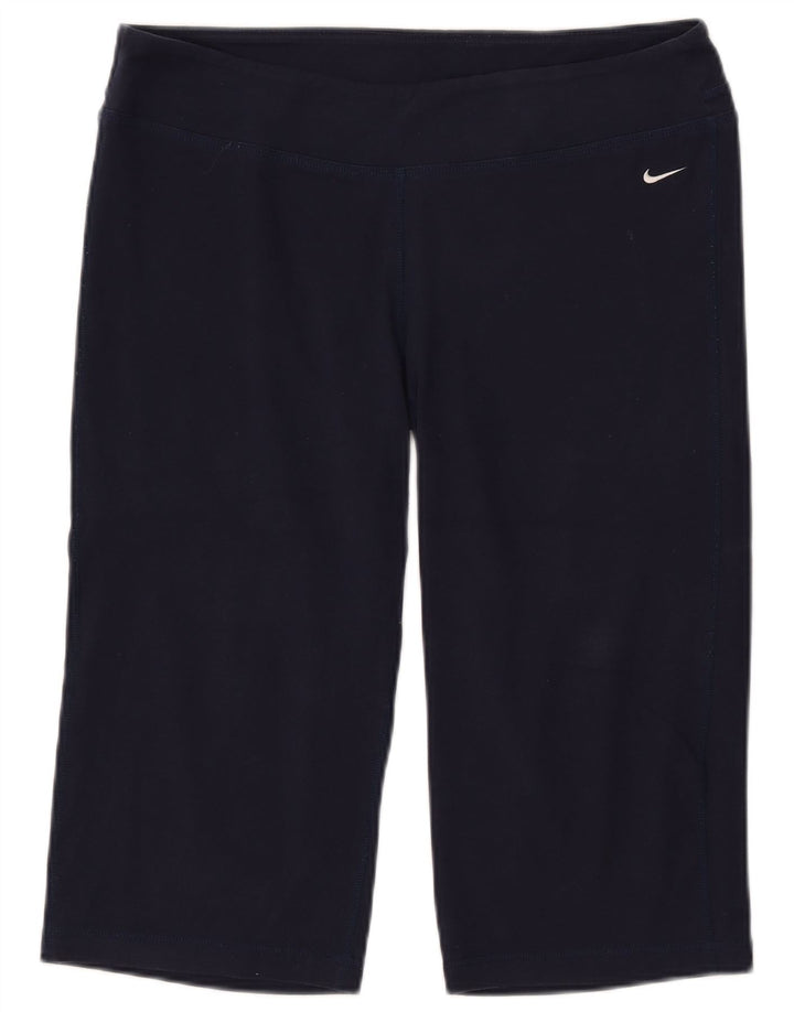 Damskie spodenki sportowe NIKE Dri Fit Graphic Bermuda UK 16, duże, granatowe