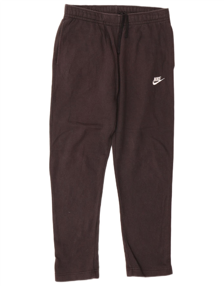 Męskie spodnie dresowe Nike, średniej wielkości, czarne, bawełniane