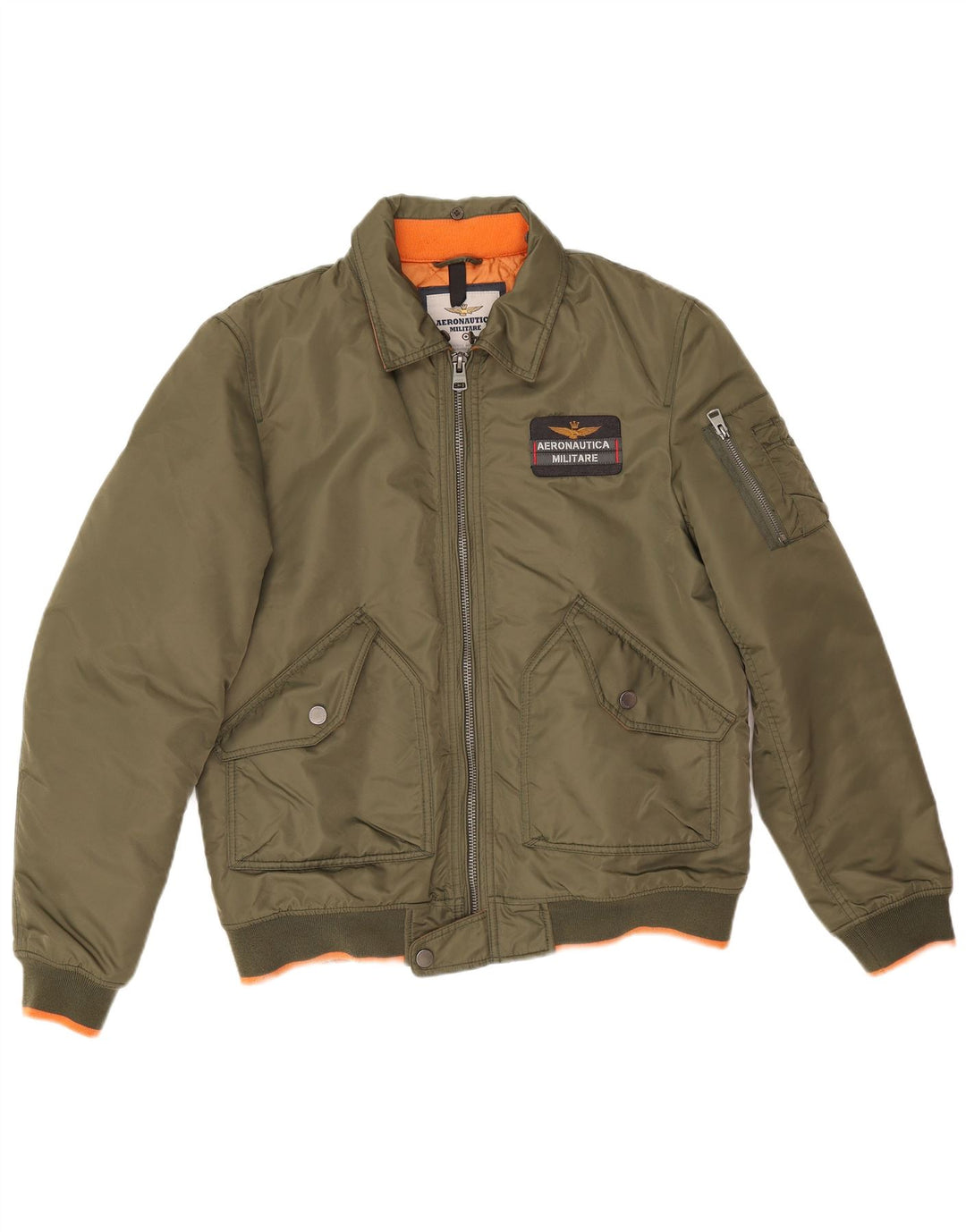 Męska kurtka bomberka Aeronautica Militare IT 50, średni nylon khaki