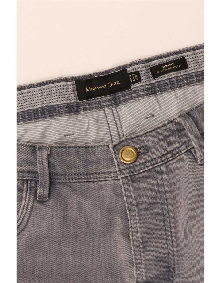 Jeansy męskie Massimo Dutti EU 42 Large W32 L29 Szare