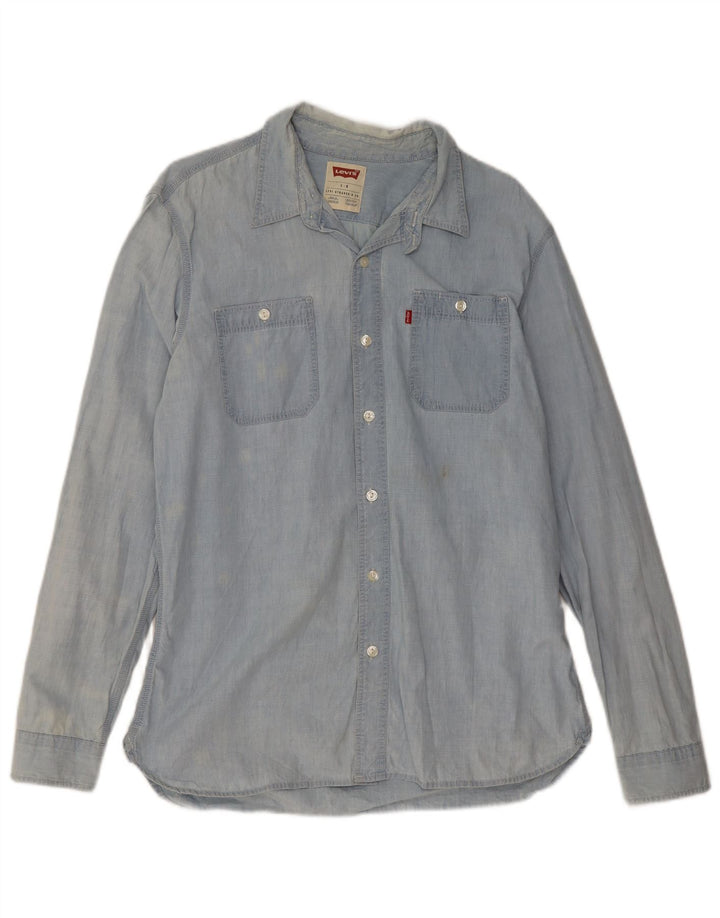 Męska koszula dżinsowa Levi's, duża, niebieska, bawełniana