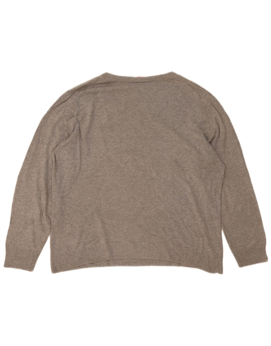 Męski sweter Puma z dekoltem w kształcie litery V, XL, szary, bawełniany
