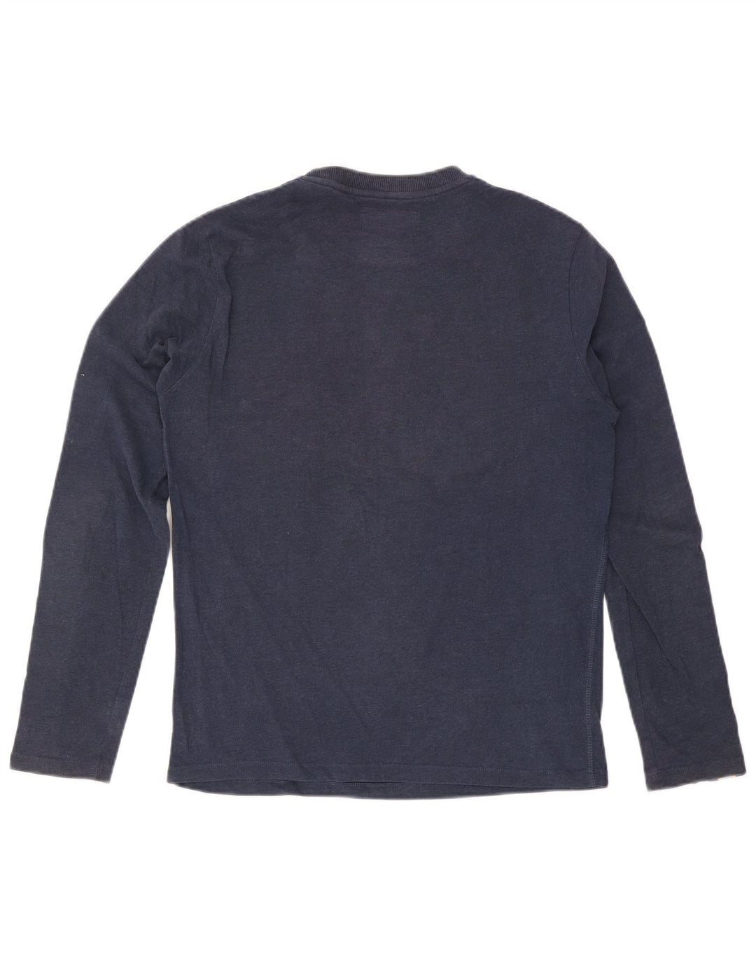 Męski T-shirt z grafiką Superdry z długim rękawem, średni granat