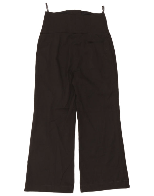 Damskie spodnie z szerokimi nogawkami Topshop UK 10 Small W28 L25 Czarne