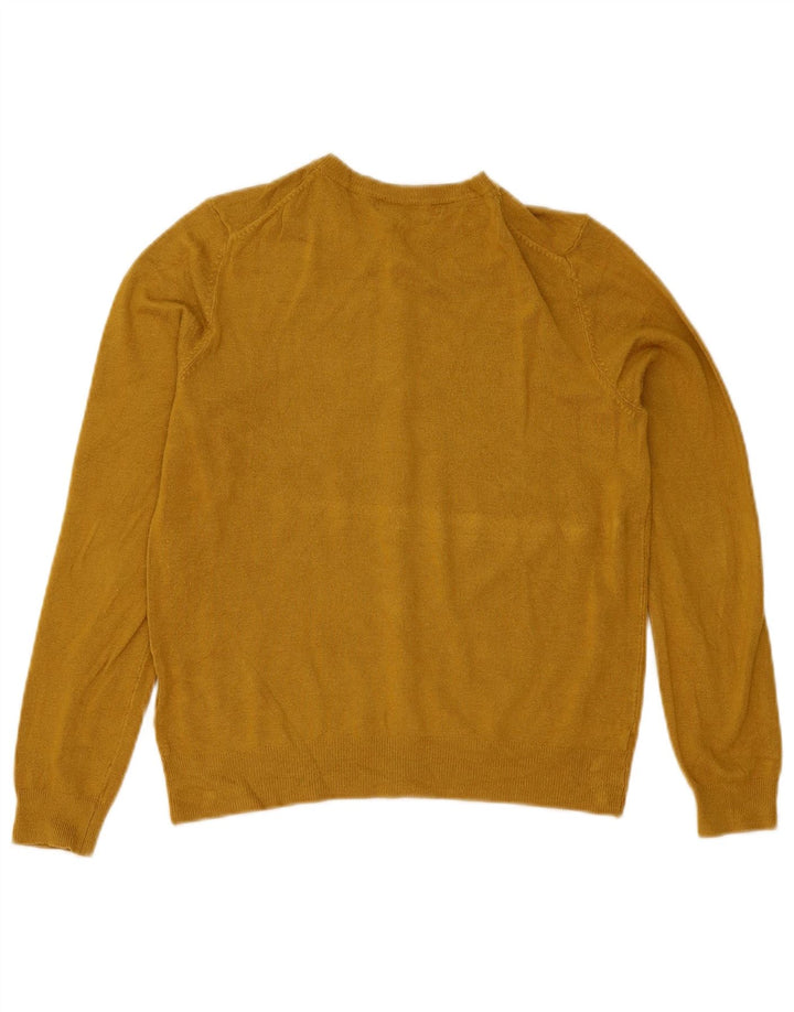 Sweter damski Marks & Spencer UK 12, średni żółty wiskoza