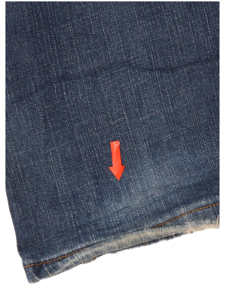 Damskie jeansy Levi's 629 Bootcut W32 L32 Niebieska bawełna