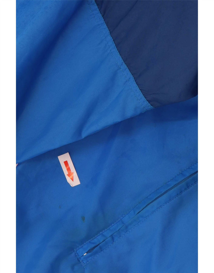Męska kurtka przeciwdeszczowa z kapturem i kapturem Sporting Club UK 36 Small Blue Colourblock