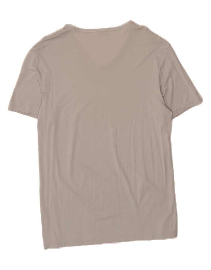 FILA Womens T-Shirt Top UK 16 Large Grey Vintage Fila and Second-Hand Fila from Messina Hembry 