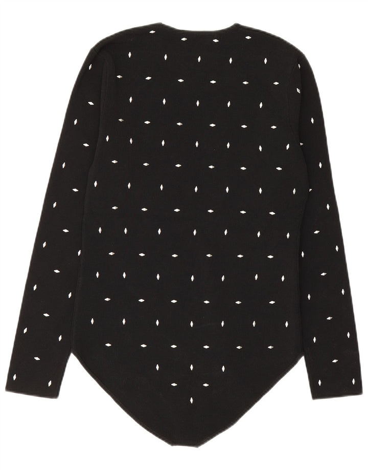 Body damskie Zara UK 14, duże, czarne, wiskozowe