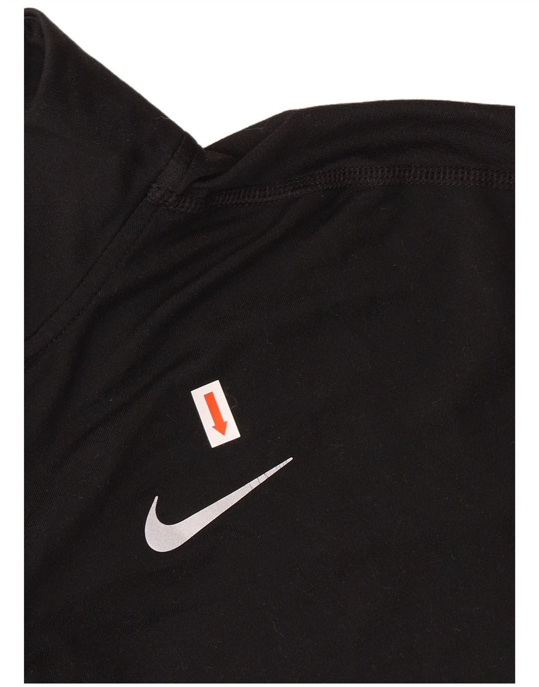 Damski dres NIKE Dri Fit z zamkiem błyskawicznym na szyi, UK 10, mały czarny