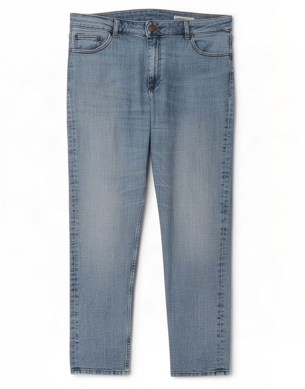 Marks & Spencer Damskie jeansy slim fit UK 16 duże W34 L27 niebieskie