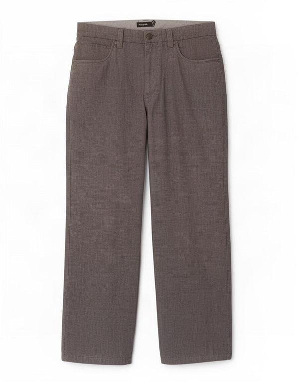 Męskie spodnie codzienne Marks & Spencer Autograph Regular W36 L29 Szare