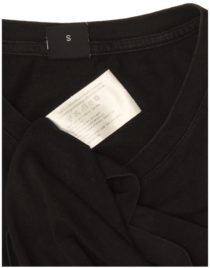 T-shirt męski HUGO BOSS, mały, czarny, bawełniany