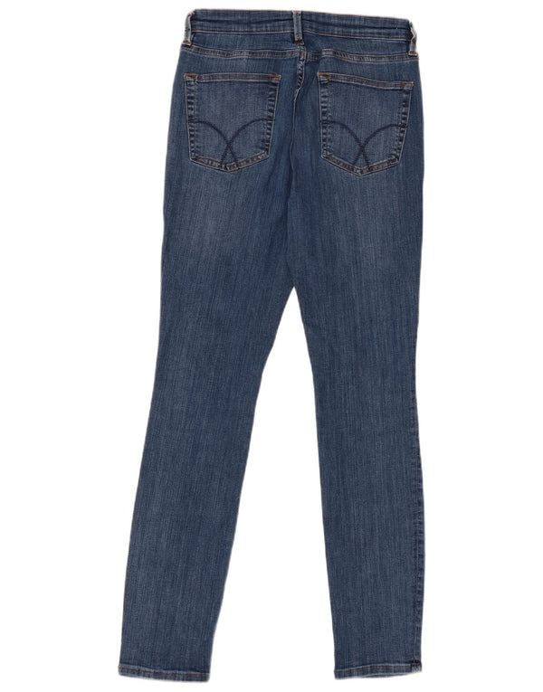 Crew Clothing Damskie jeansy skinny UK 12 Medium W30 L29 Niebieska bawełna