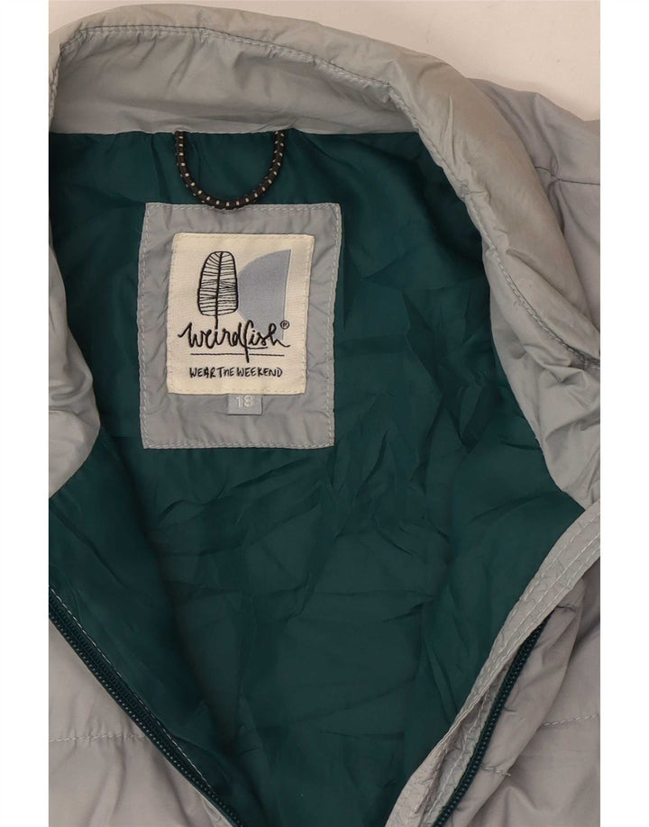 Damska ocieplana kurtka Weird Fish UK 18 XL, niebieski nylon