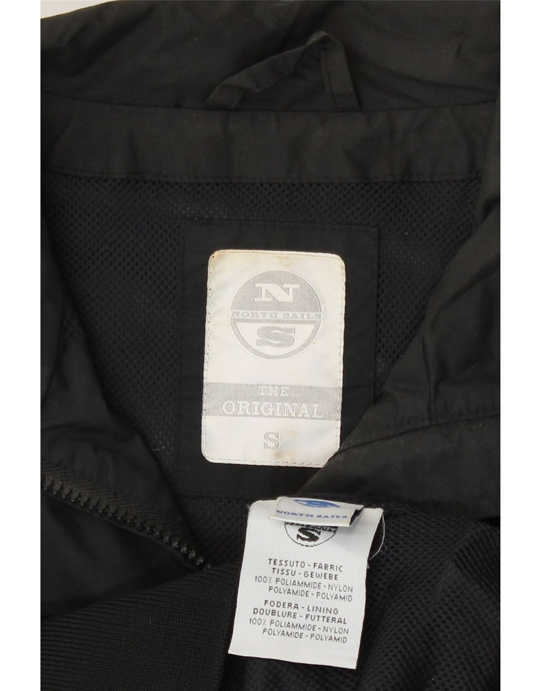 Męska kurtka bomberka North Sails UK 36 Small, czarna, poliamidowa