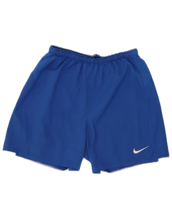 Męskie spodenki sportowe Nike, średni niebieski, poliester