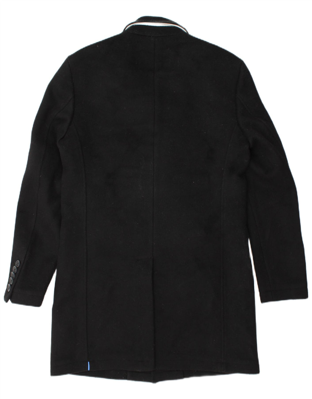 SUPERDRY Płaszcz męski UK 40, duży, czarny, wełniany