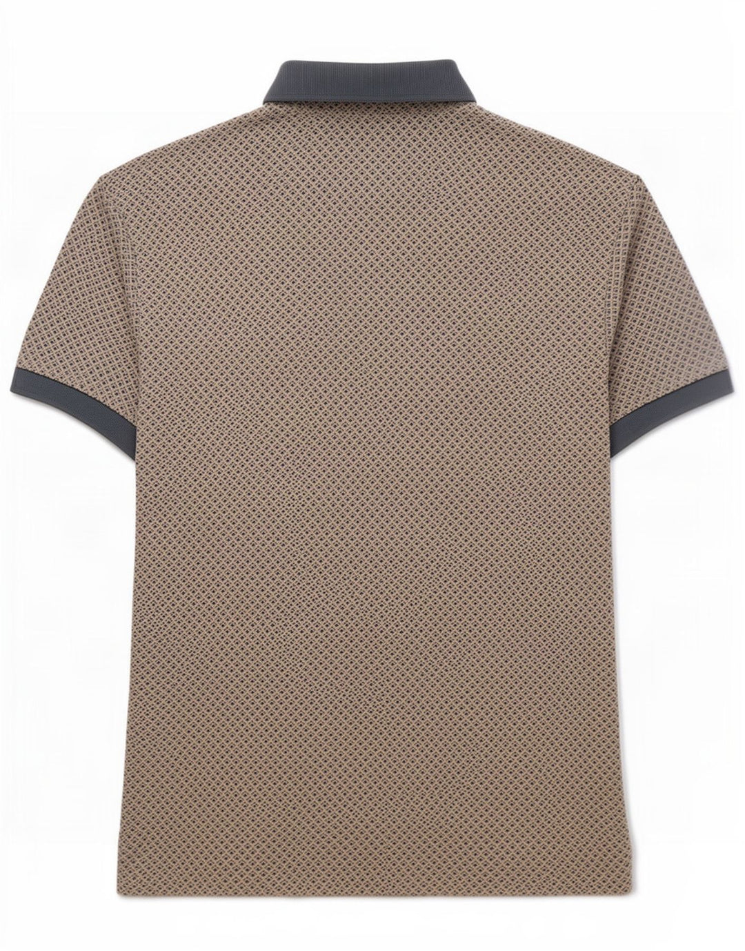Męska koszulka polo Barbour, duża, szara, geometryczna bawełna