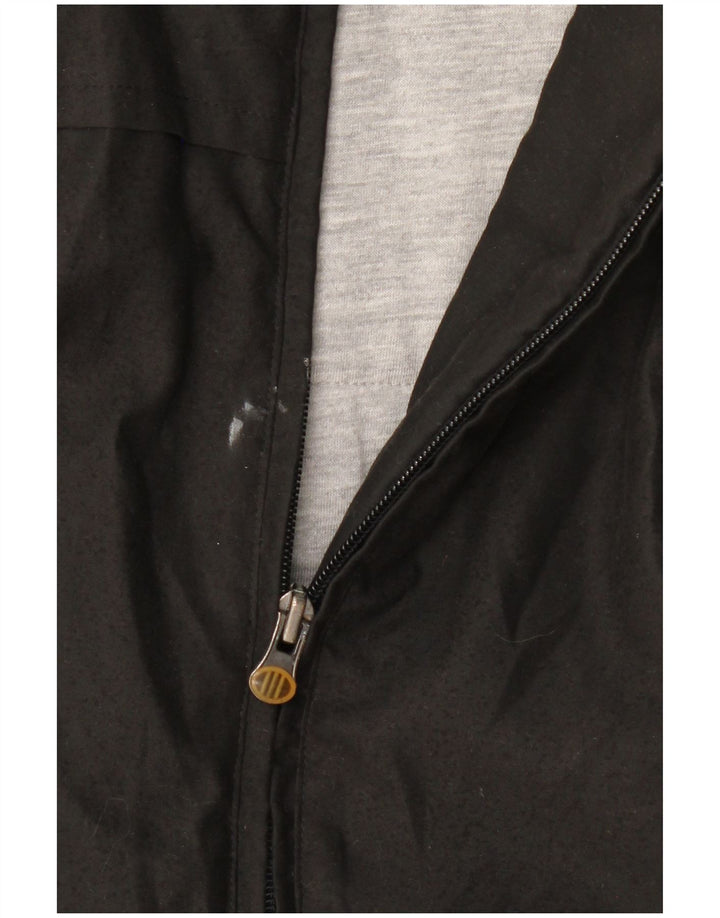 Męska kurtka bomber ADIDAS z grafiką UK 38, średni czarny poliamid