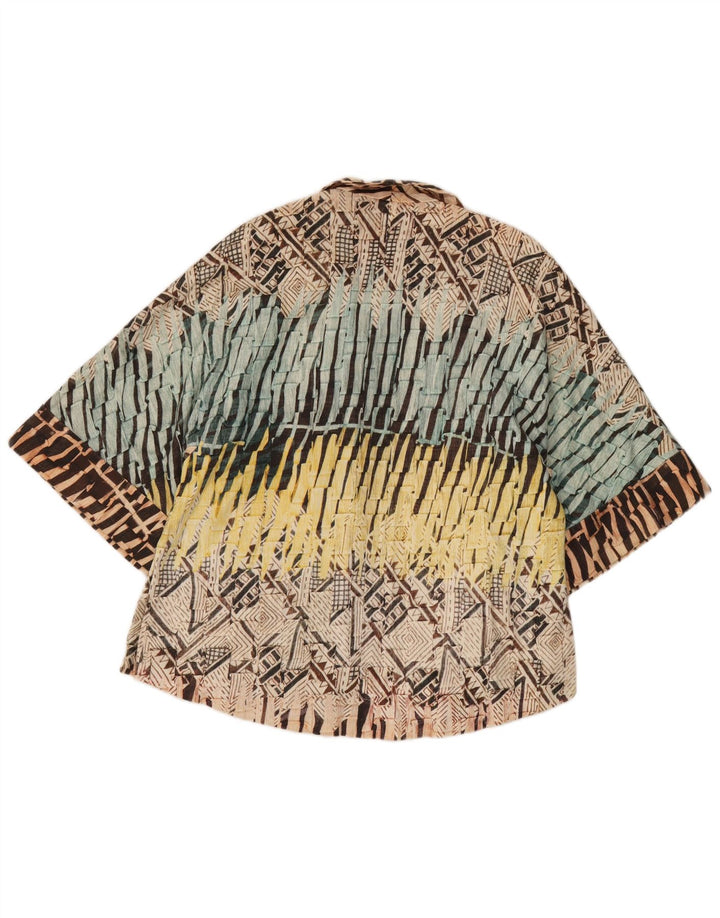 Damski kardigan oversize Zara Top UK 10 Small, wielokolorowy, geometryczny