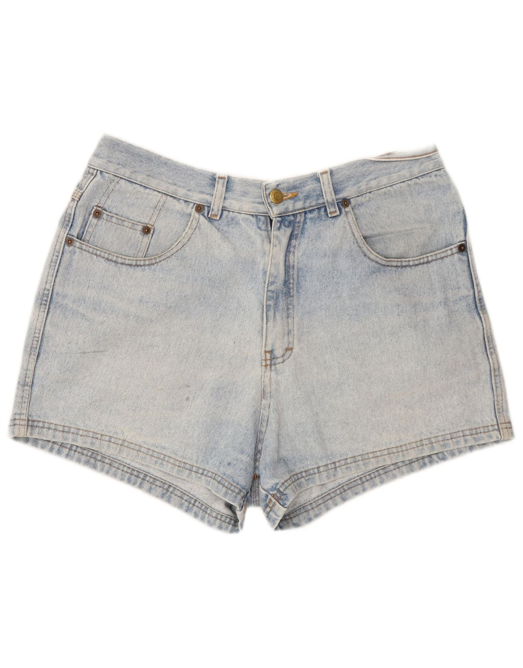 Damskie spodenki jeansowe VINTAGE W32, duże, niebieskie