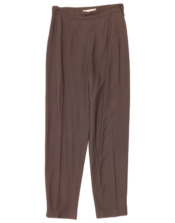 Spodnie damskie Via Dei Ciclamini z wysokim stanem IT 42 Medium W26 L28 Brow