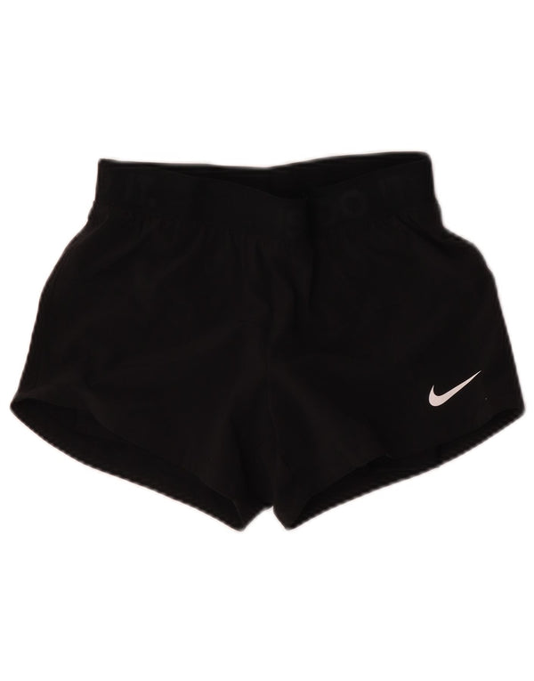 Damskie spodenki sportowe Nike Dri Fit Graphic UK 6 XS, czarny poliester