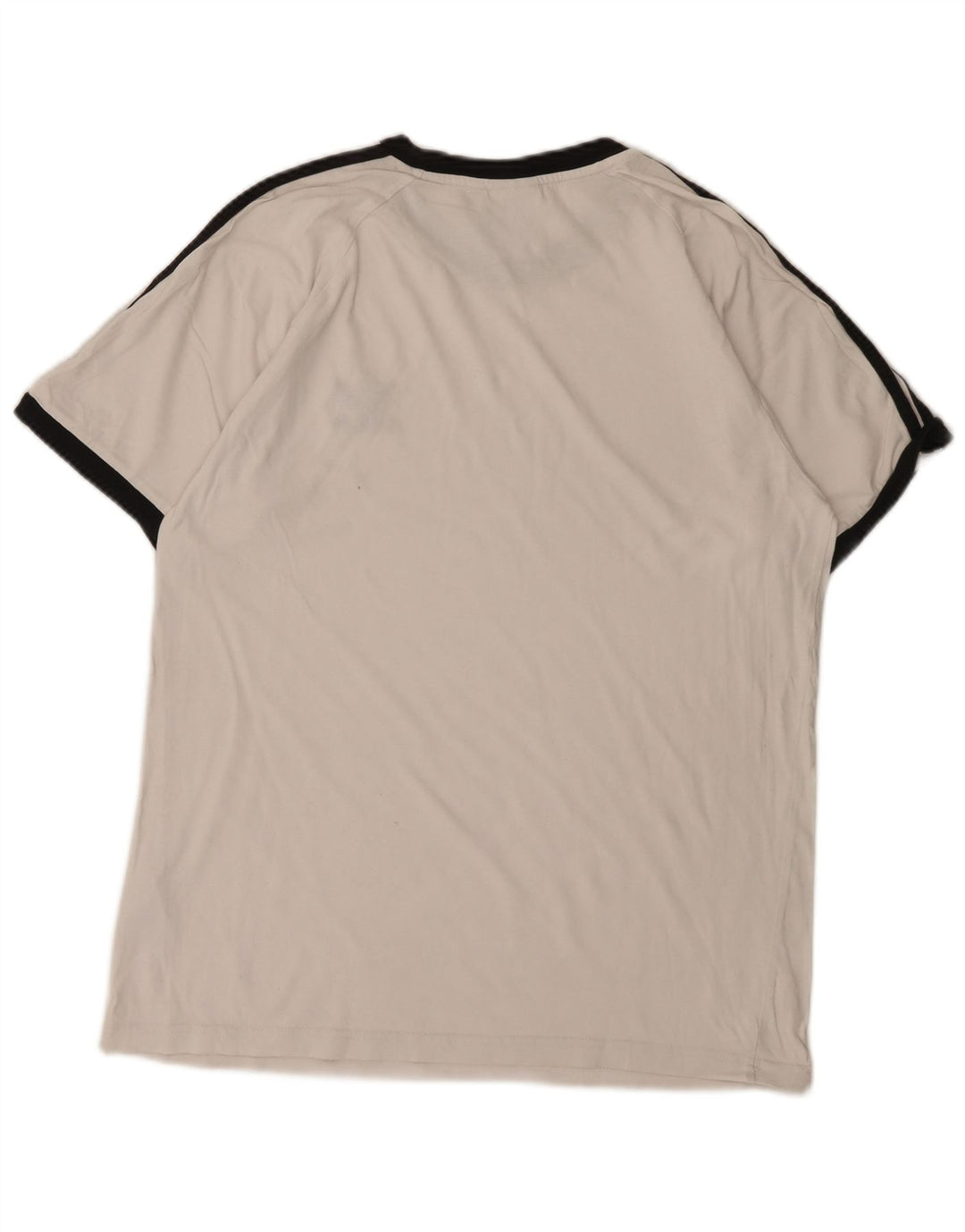 Adidas Męski T-shirt Top Średniej Białej Bawełny
