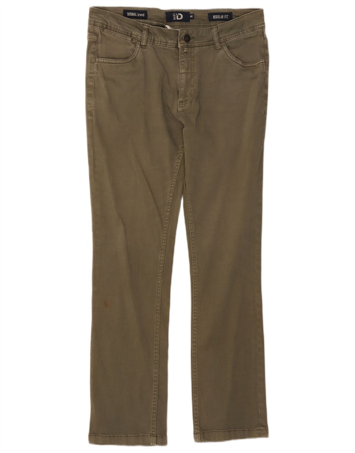 Proste spodnie damskie Dack's IT 46 Large W32 L28 Khaki