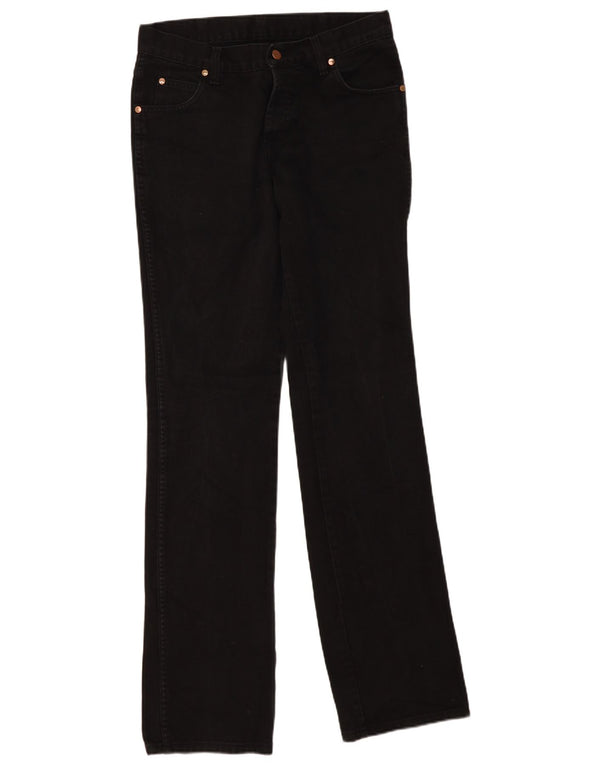 Męskie jeansy Wrangler Evolution Straight W32 L36, czarne, bawełniane