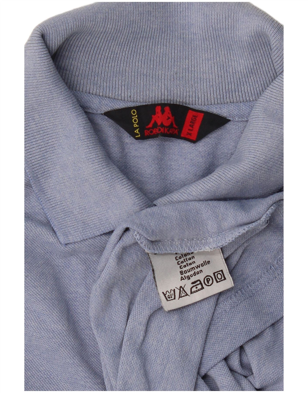 Męska koszulka polo Kappa XL, niebieska, bawełniana