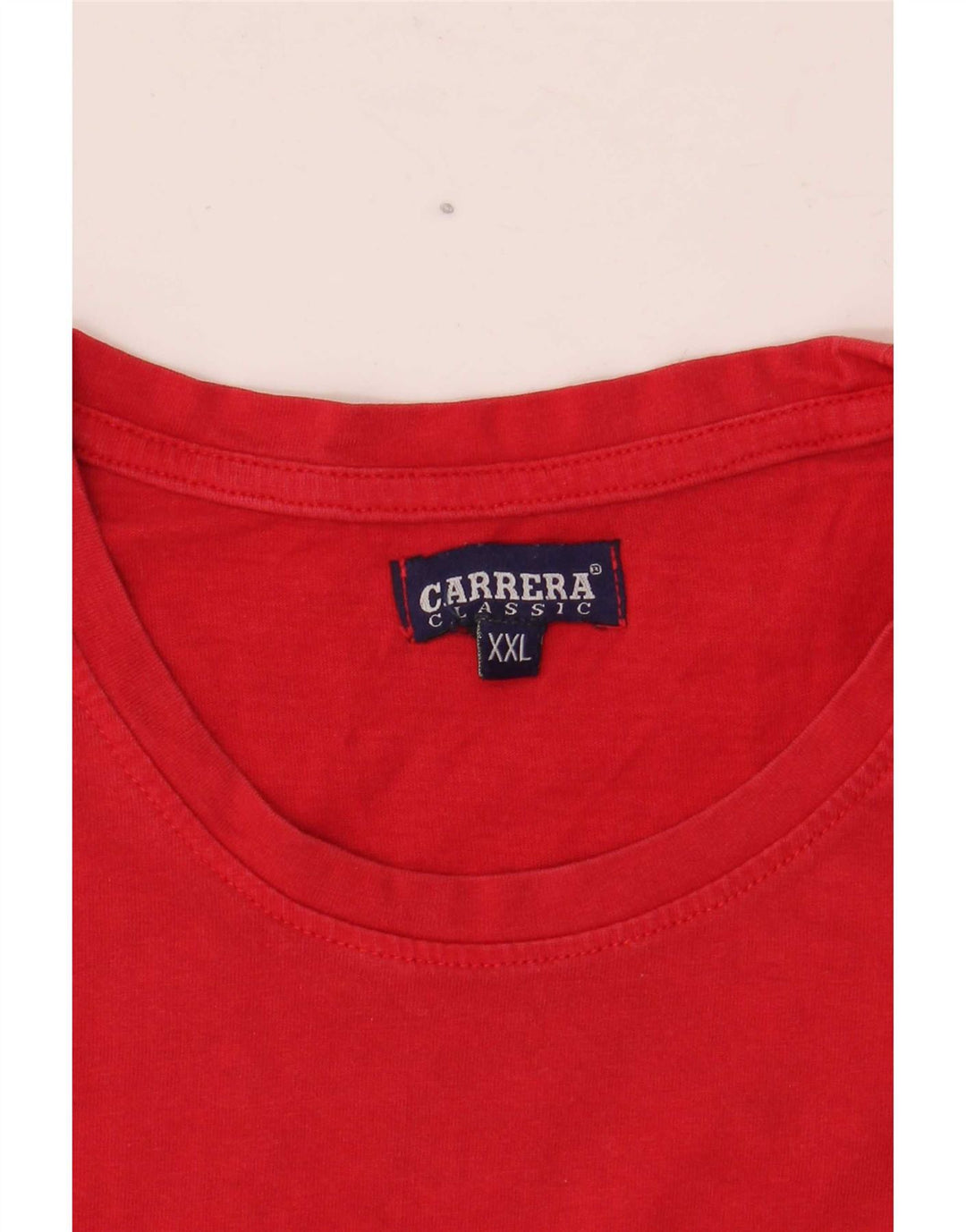 Męska koszulka z grafiką Carrera Top 2XL, czerwona bawełna