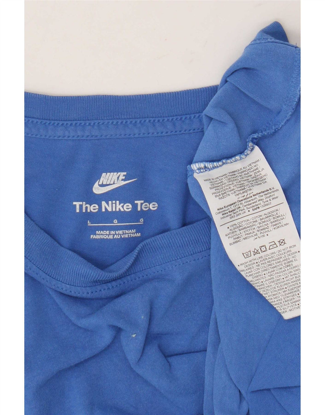 T-shirt męski Nike, duży, niebieski, bawełniany