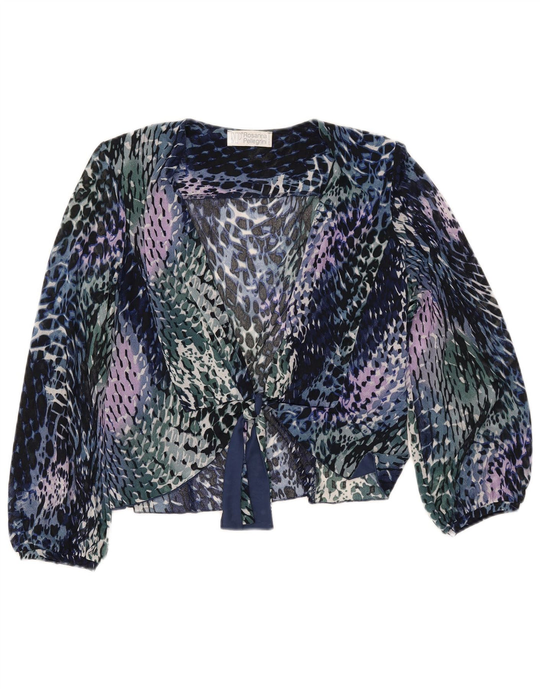 Damska bluzka koszulowa ROSANNA PELLEGRINI UK 14, średnia, wielokolorowa