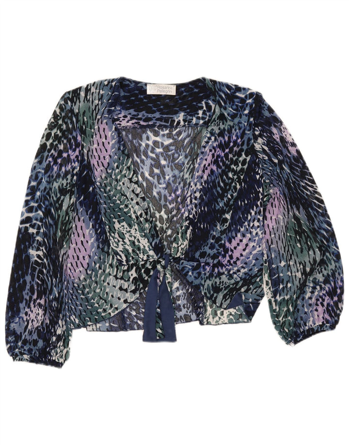 Damska bluzka koszulowa ROSANNA PELLEGRINI UK 14, średnia, wielokolorowa