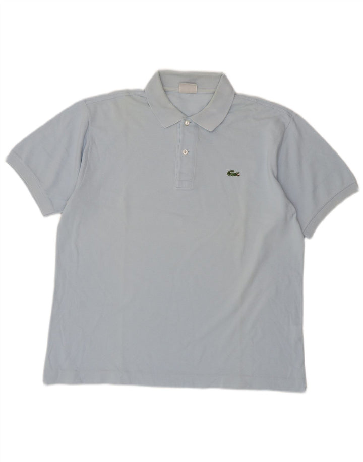 Męska koszulka polo Lacoste, rozmiar 5, duża, niebieska, bawełniana