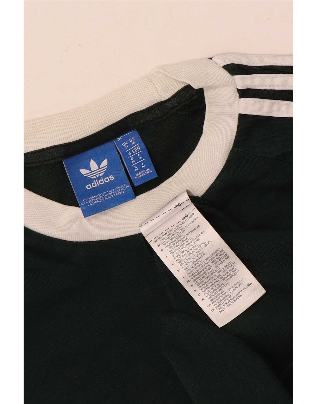 Męska koszulka z grafiką Adidas, średnia, zielona bawełna