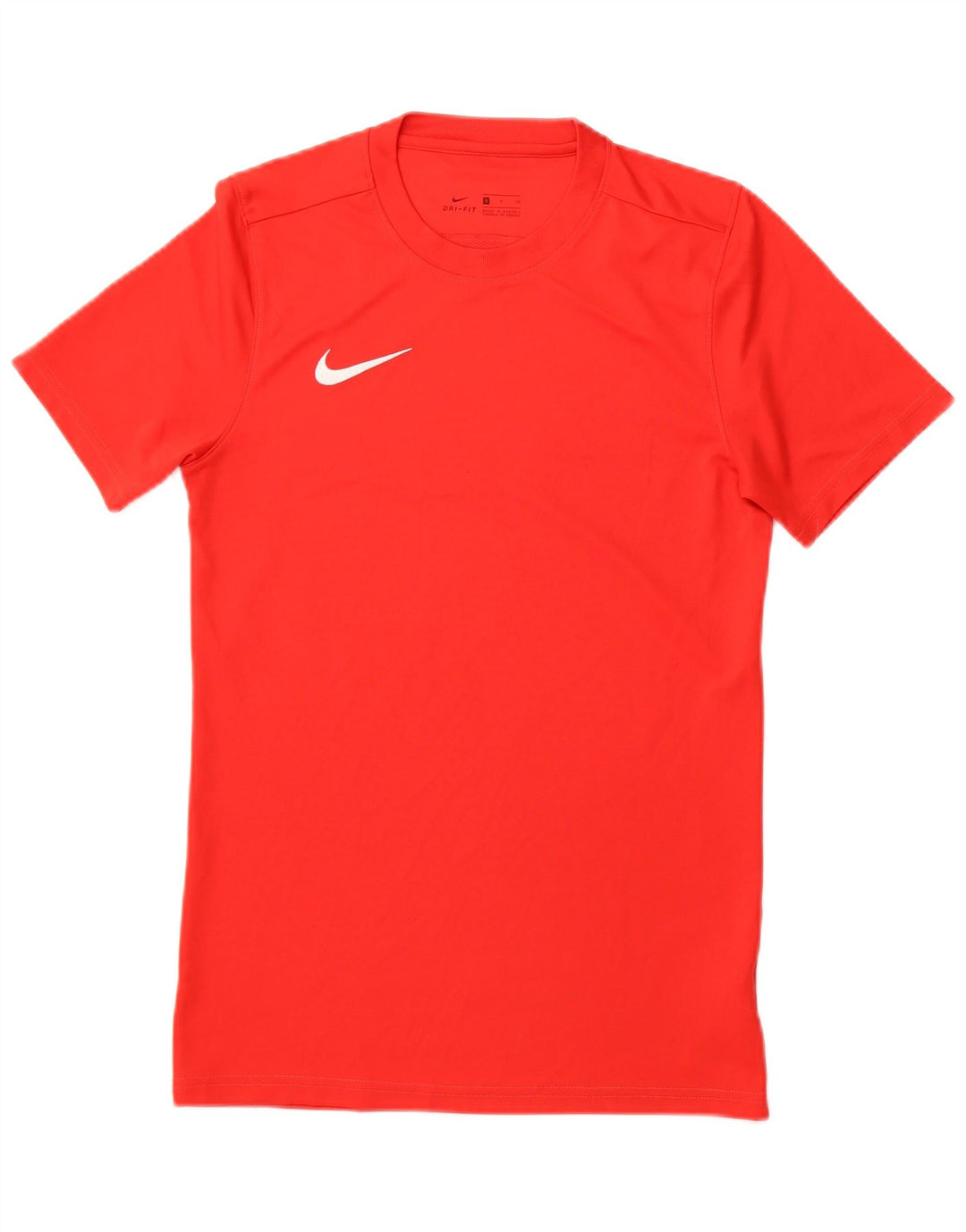 Męski T-shirt NIKE Dri Fit, mały, czerwony, poliestrowy